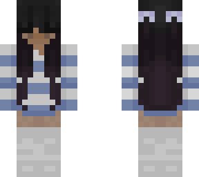 blue white sweater
