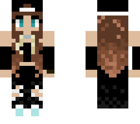 Colby Brock Girl with Split Hair | Minecraft Skin