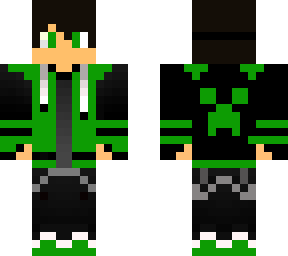 green headphone boy