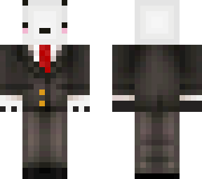 panda in a suit