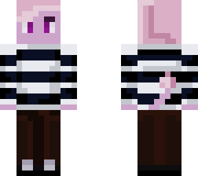 pink doodle man