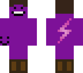 purple guy with leather boots