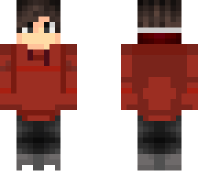 red hoodie