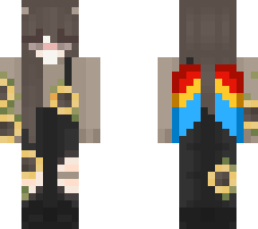 shaded parrot flower girl