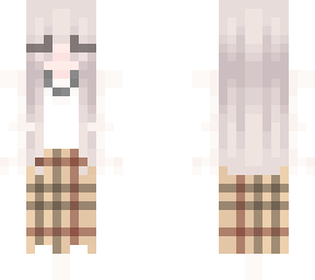skin girl brown pants
