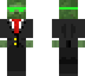 zombie tux with green glasses
