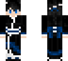 black kimono