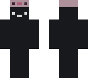 black smiley skin with pink hat