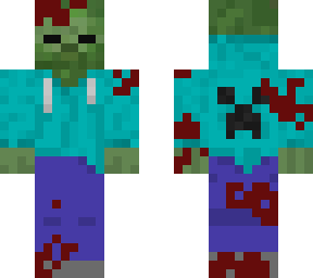 bloody hoodie zombie