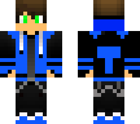 blue gamer boy