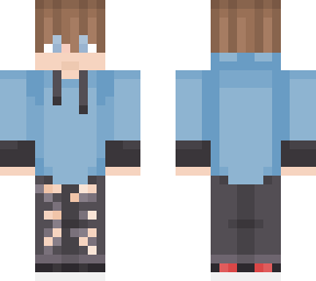 blue male skin (blacknailpolish)