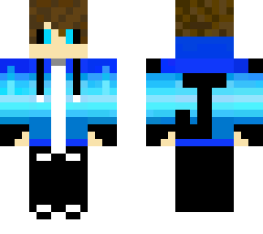 boy in blue jacket with hoodie and headphones