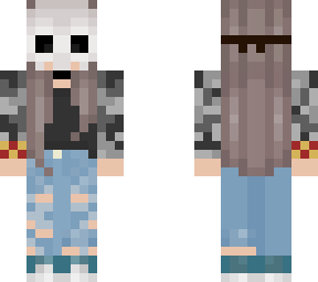 camo demon with mask
