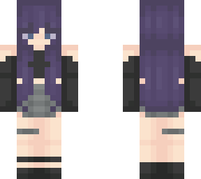 casual purple hair