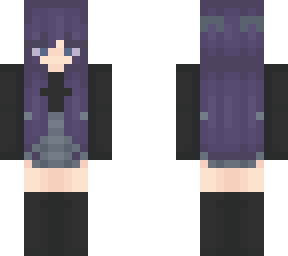 casual purple hair