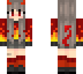 girl devil fire