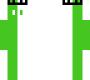 half green, half white