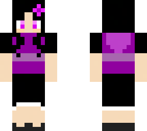 lily  from kindergarten as a enderman