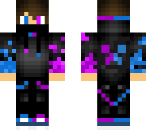 paint splatter gamer boy (3d effects)