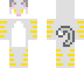 skin para dani furro con lineas amarillas