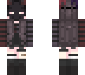 skin with mask but its a scar face underneath