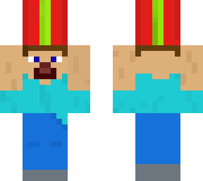 steve carrying a present