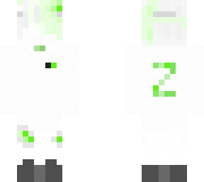 white and green