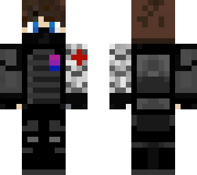 winter soilder - bi flag