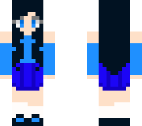 blue girl