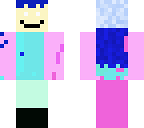 blue girl