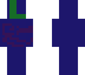 blue green purple guy