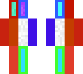 crazy rainbow man