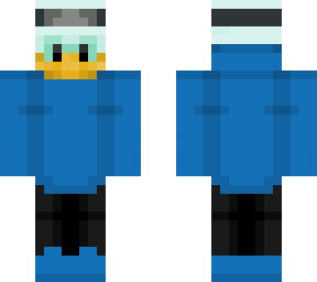 duck with ninja headband