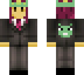 frog person in suit :]