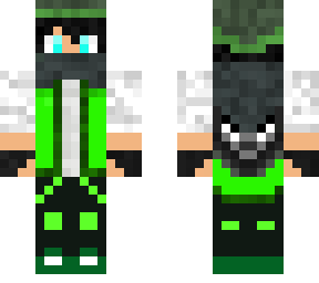 gray green wolf boy