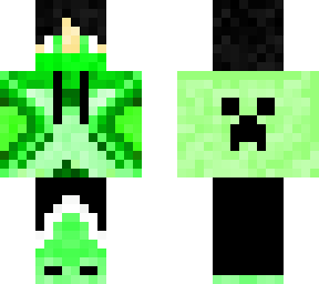 green creeper gamer boy