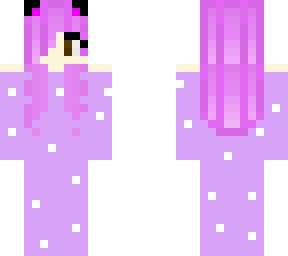 kawai purple star girl