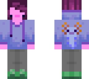 pink axo in blue hoodie (read desc for credits)