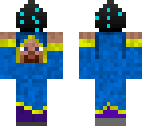steve holding ice egg for the ice king...