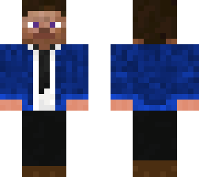 steve with a blue suit