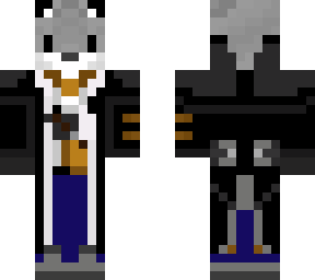 whitefoxwithleatherjacket