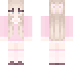 aesthetic pink bunny girl