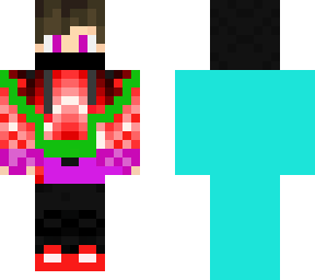 aqua red cool boy