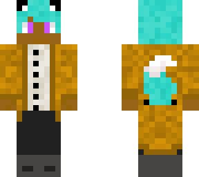 artic fox with gown