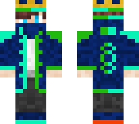 blue and green king