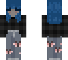 blue haired grunge <33