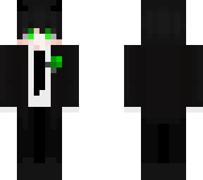 boy in black suit
