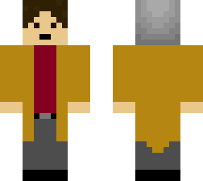 corduroy jacket person (retextured) (beanie)
