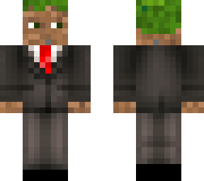dirt man in suit