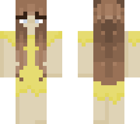 girl in a yellow dress :)